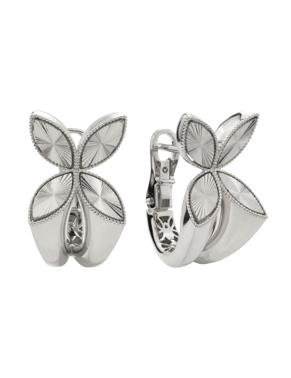 Серьги из белого золота 585 пробы